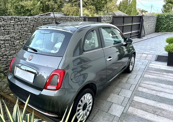Fiat 500 cena 42000 przebieg: 45000, rok produkcji 2018 z Turek małe 37